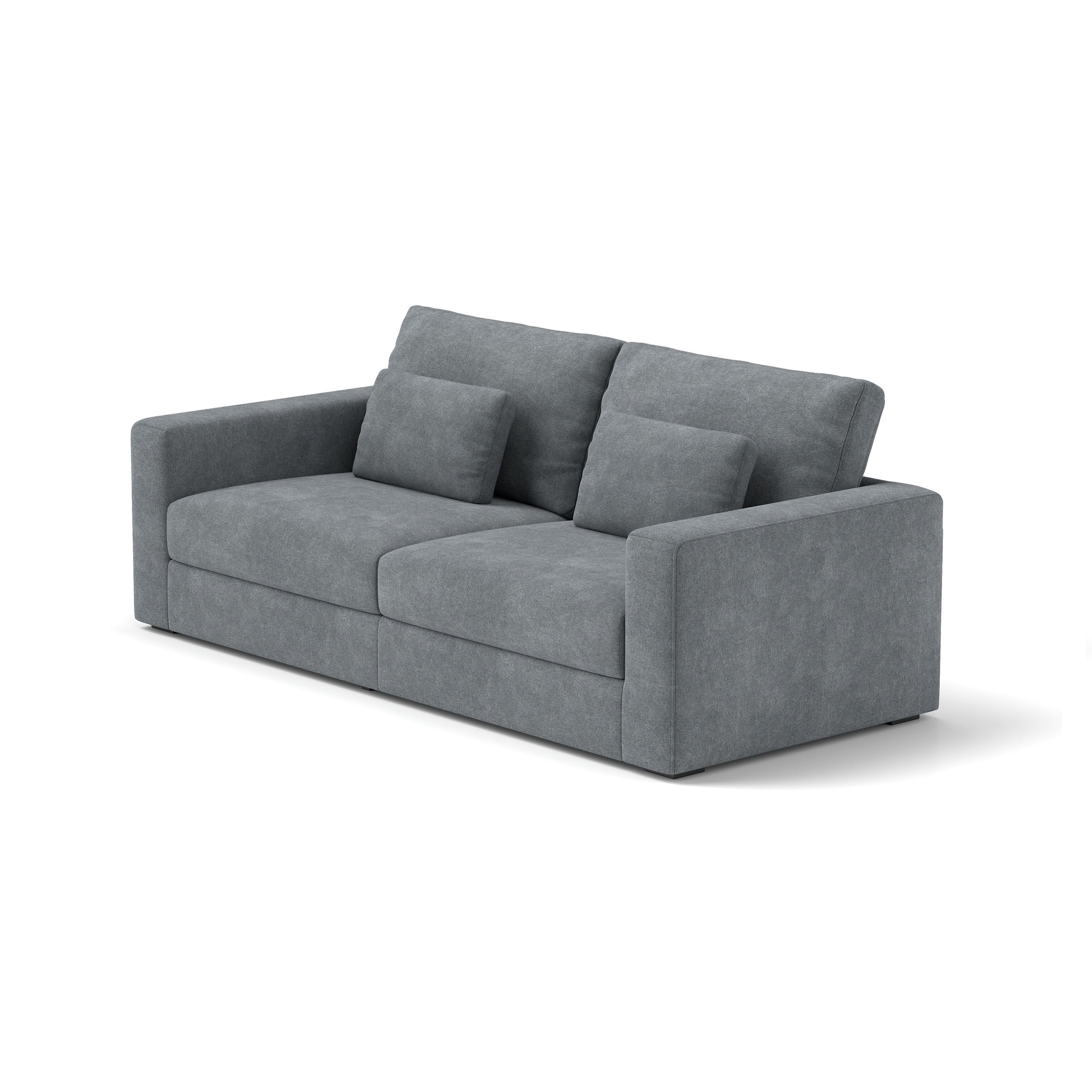 Canapé 3 places en tissu 83Fabric - Confort moelleux à double rembourrage pour salons modernes