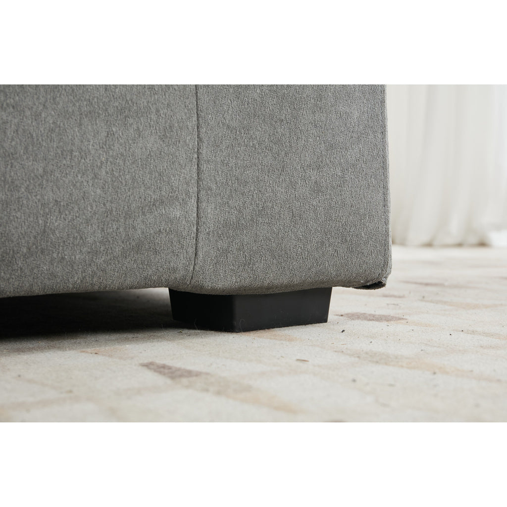 Canapé 3 places en tissu 83Fabric - Confort moelleux à double rembourrage pour salons modernes