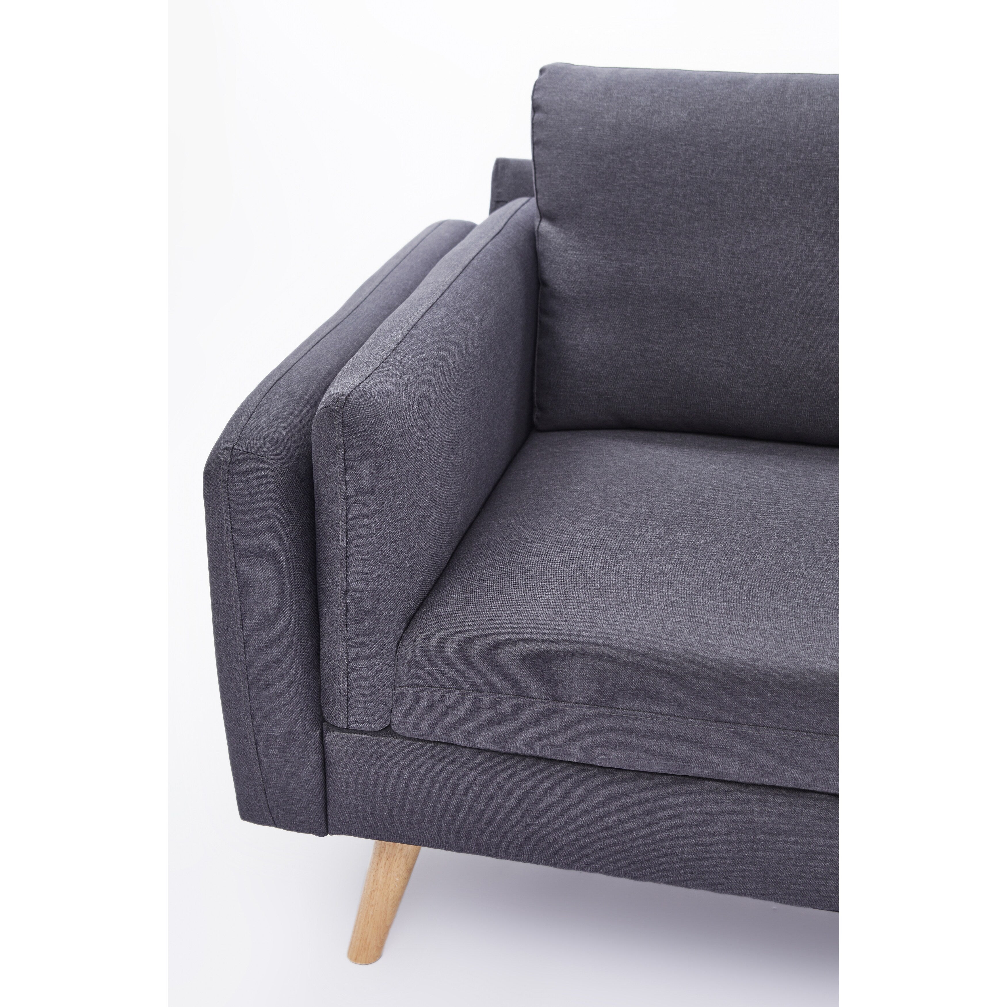 Canapé en L de 84,6 pouces avec repose-pieds interchangeables - Idéal pour le salon et l'appartement