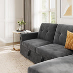 Canapé-lit 84 places, canapé-lit modulaire sectionnel Cloud avec rangement réversible