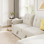 Canapé-lit 84 places, canapé-lit modulaire sectionnel Cloud avec rangement réversible