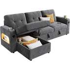 Canapé-lit 84 places, canapé-lit modulaire sectionnel Cloud avec rangement réversible