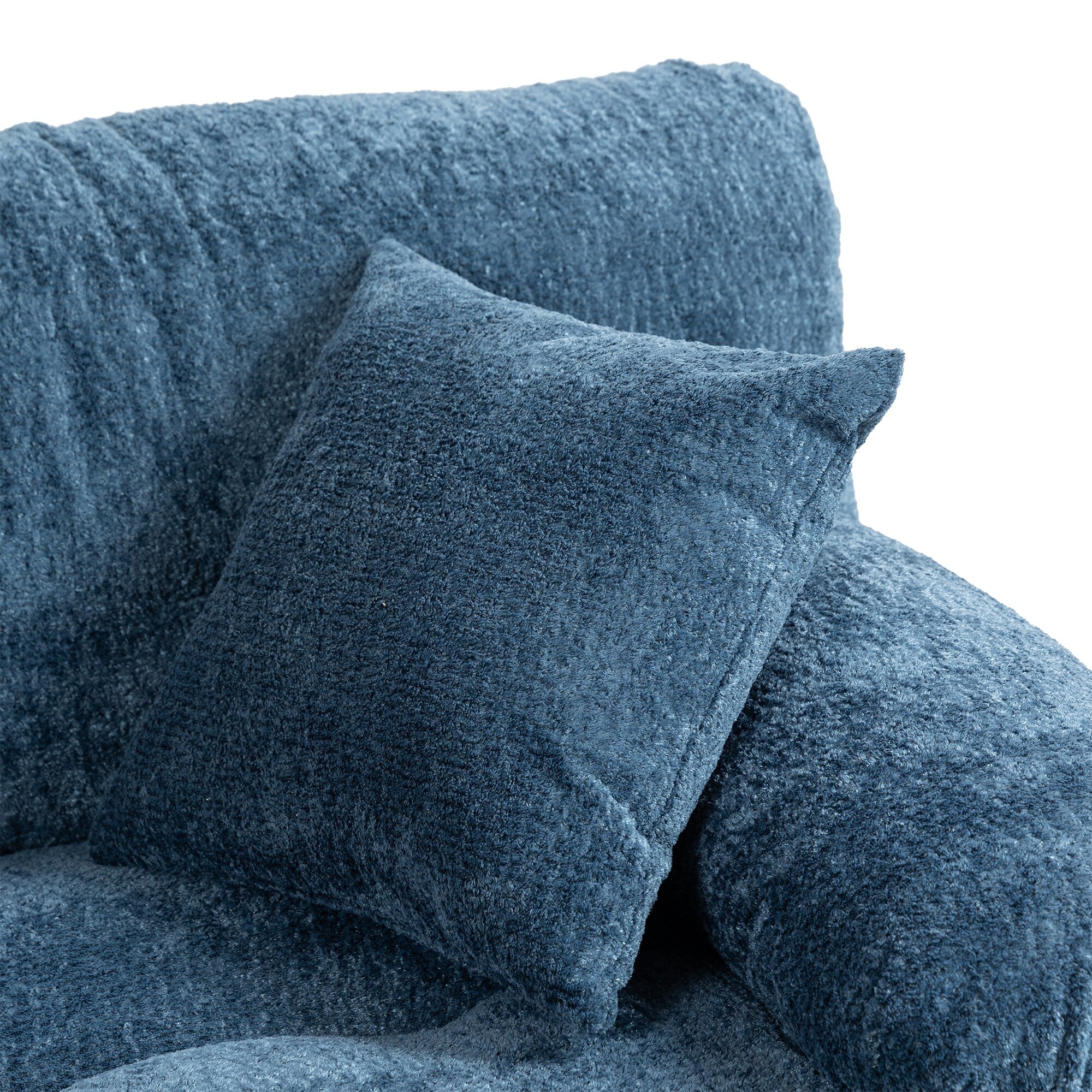 Canapé 3 places rembourré avec rembourrage en mousse à mémoire de forme double couche et oreillers confort gratuits