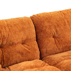 Canapé 3 places rembourré avec rembourrage en mousse à mémoire de forme double couche et oreillers confort gratuits