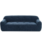 Canapé 3 places en tissu chenille de 85,8 pouces de large avec style capitonné