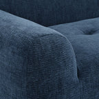 Canapé 3 places en tissu chenille de 85,8 pouces de large avec style capitonné