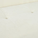 Canapé 3 places en tissu chenille de 85,8 cm de large, avec mousse sans poudre et ressorts ensachés pour un confort optimal.