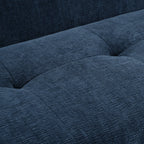 Canapé 3 places en tissu chenille de 85,8 cm de large, avec mousse sans poudre et ressorts ensachés pour un confort optimal.