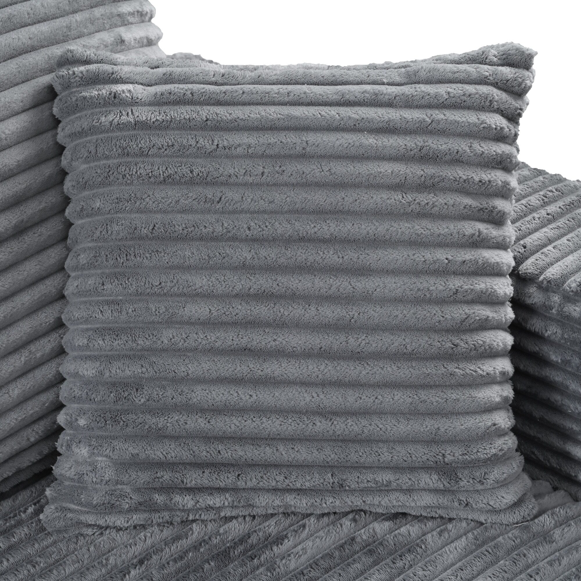 Canapé-lit en velours côtelé de 86,5 po avec 2 ports USB, porte-gobelets et capacité de charge de 250 kg