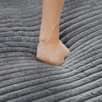 Canapé-lit en velours côtelé de 86,5 po avec 2 ports USB, porte-gobelets et capacité de charge de 250 kg