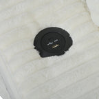 Canapé-lit en velours côtelé de 86,5 po avec 2 ports USB, porte-gobelets et capacité de charge de 250 kg