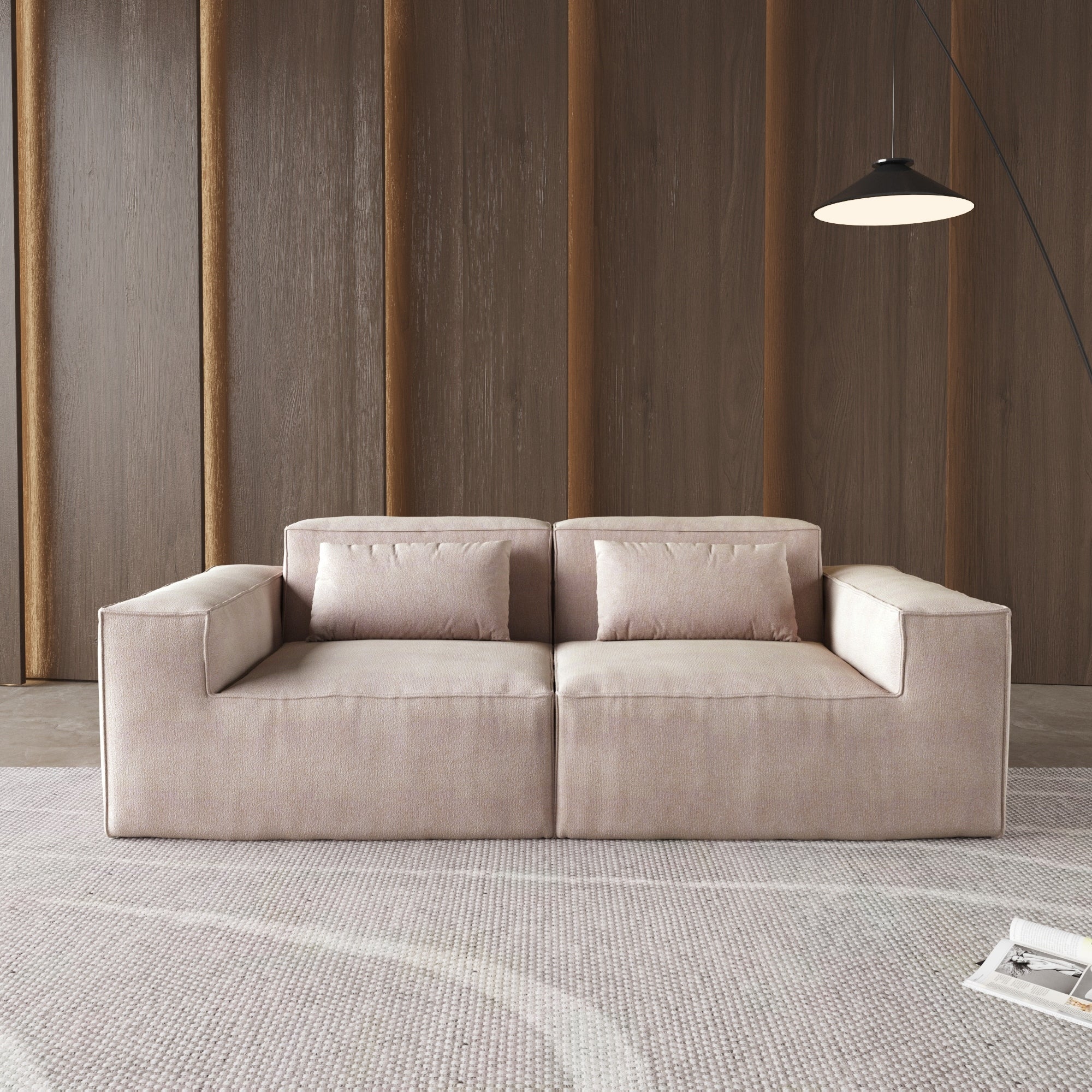 Canapé sectionnel modulaire 86,62 $, grand canapé causeuse Plus, canapés modernes et confortables en velours côtelé