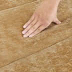 Canapé 3 places moderne de 87 pouces, rembourré, design chenille, pour le salon