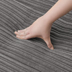 Canapé 3 places moderne de 87 pouces, rembourré, design chenille, pour le salon