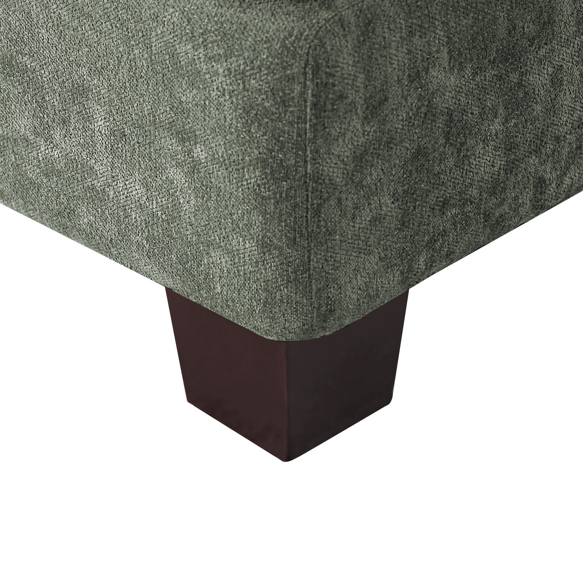 Canapé 3 places moderne de 87 pouces, rembourré, design chenille, pour le salon