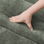 Canapé 3 places moderne de 87 pouces, rembourré, design chenille, pour le salon