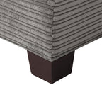 Canapé 3 places moderne de 87 pouces, rembourré, design chenille, pour le salon