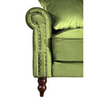 Canapé-lit convertible en velours de 87,8 po avec futon