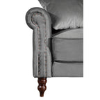 Canapé-lit convertible en velours de 87,8 po avec futon