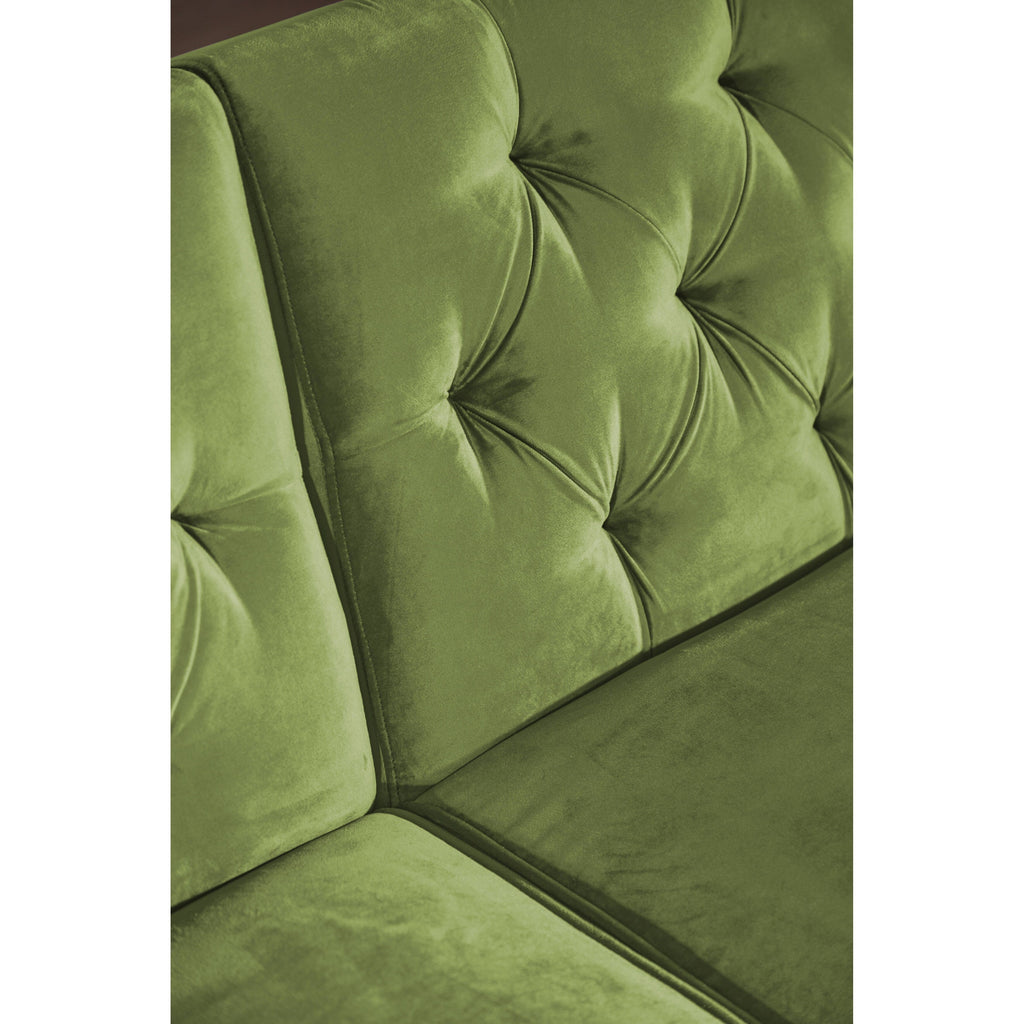 Canapé-lit convertible en velours de 87,8 po avec futon