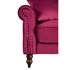 Canapé-lit convertible en velours de 87,8 po avec futon