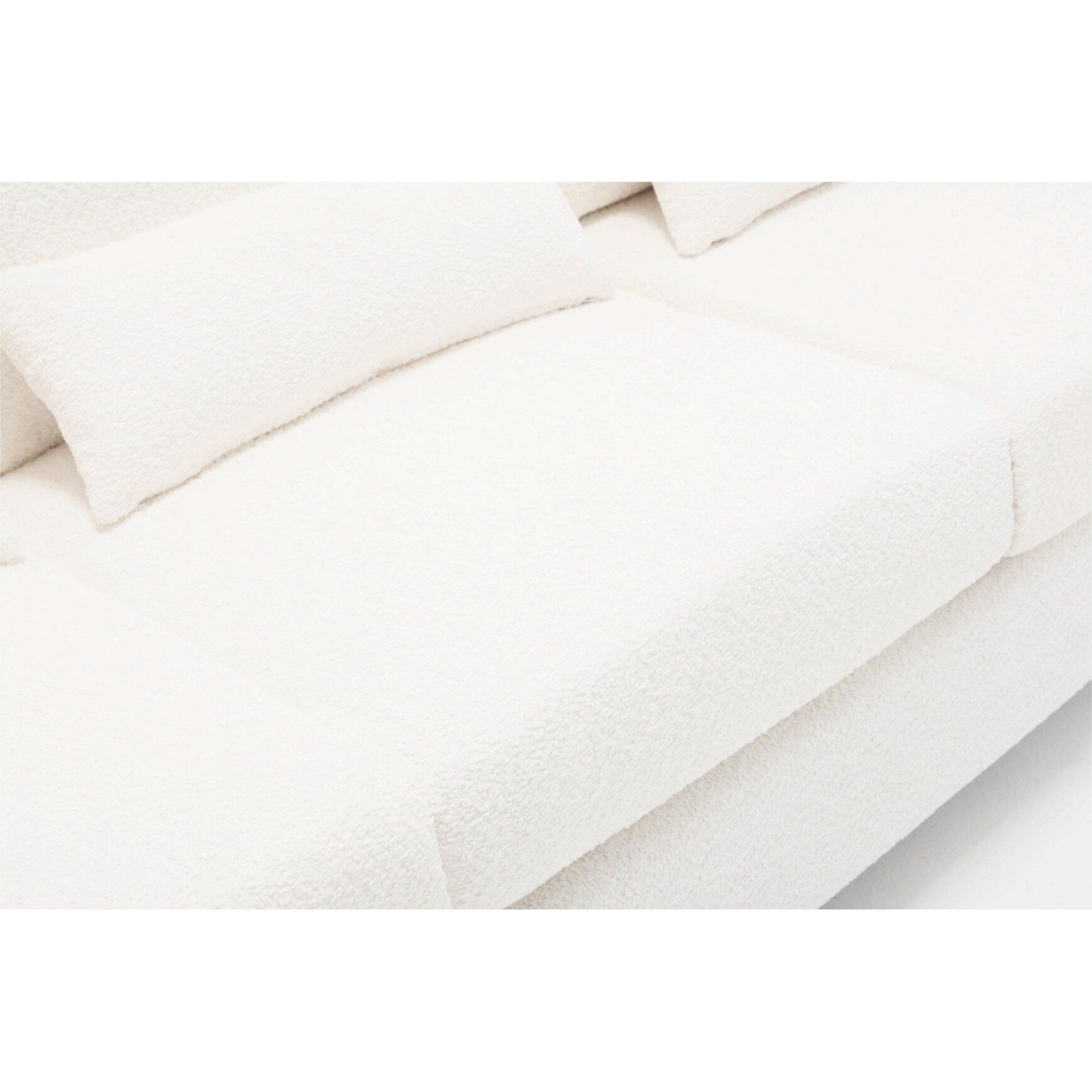 Canapé 3 places moderne en tissu de 88,4 po avec coussins de dossier amovibles et cadre en bois dur