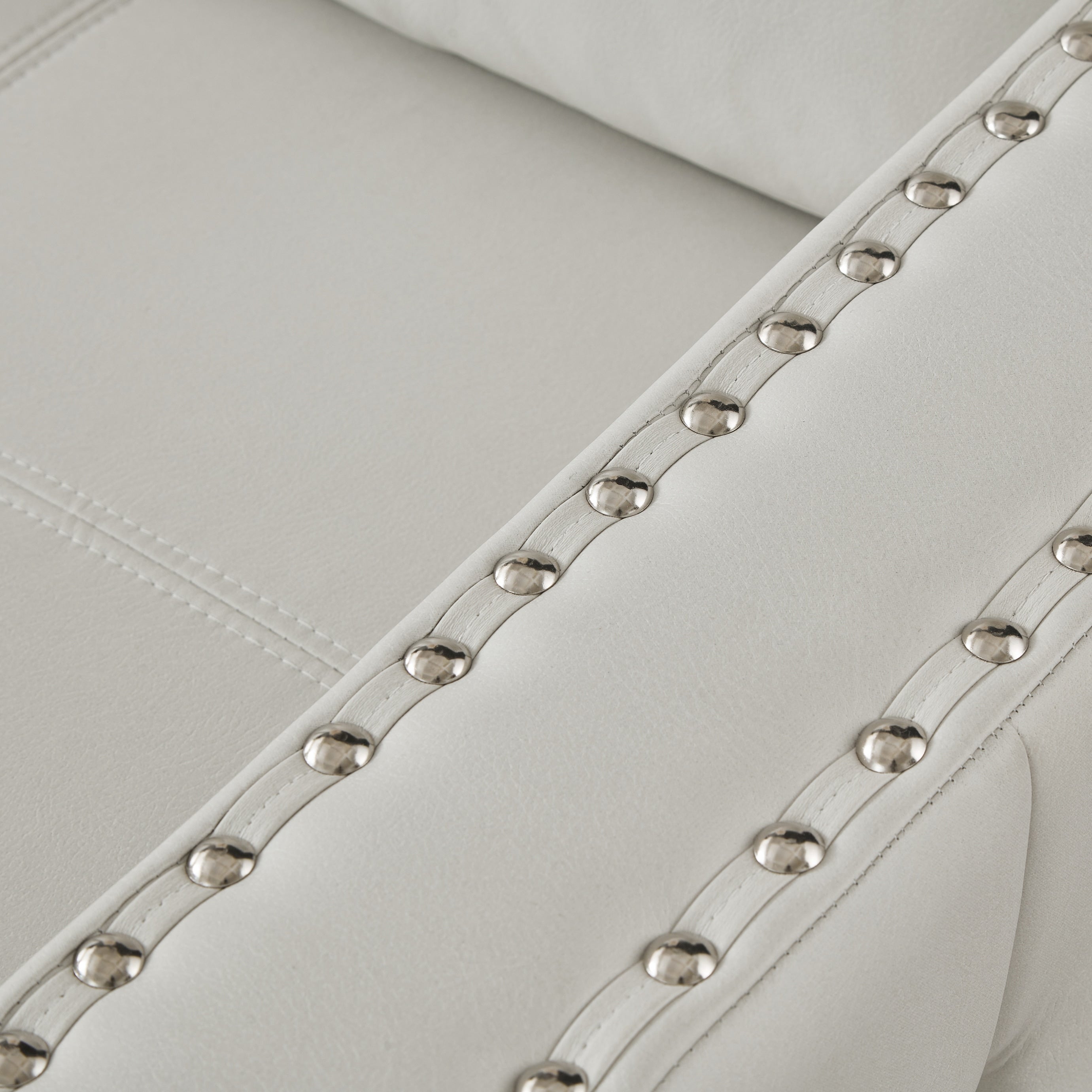 Canapé-lit convertible 3 places en microfibre de 88 pouces avec méridienne de rangement et fonction coulissante