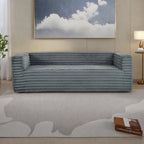 Canapé 3 places en tissu 89 pour salons et petits espaces - Canapé de salon moderne ultra-doux