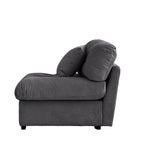 89 canapés sectionnels Fluffy Cloud, canapés minimalistes modernes avec deux oreillers