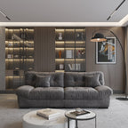 89 canapés sectionnels Fluffy Cloud, canapés minimalistes modernes avec deux oreillers