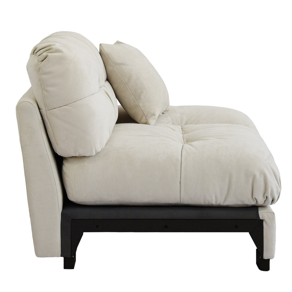 89 canapés sectionnels Fluffy Cloud, canapés minimalistes modernes avec deux oreillers