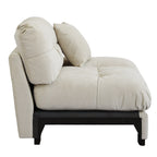 89 canapés sectionnels Fluffy Cloud, canapés minimalistes modernes avec deux oreillers