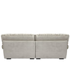 89 canapés sectionnels Fluffy Cloud, canapés minimalistes modernes avec deux oreillers