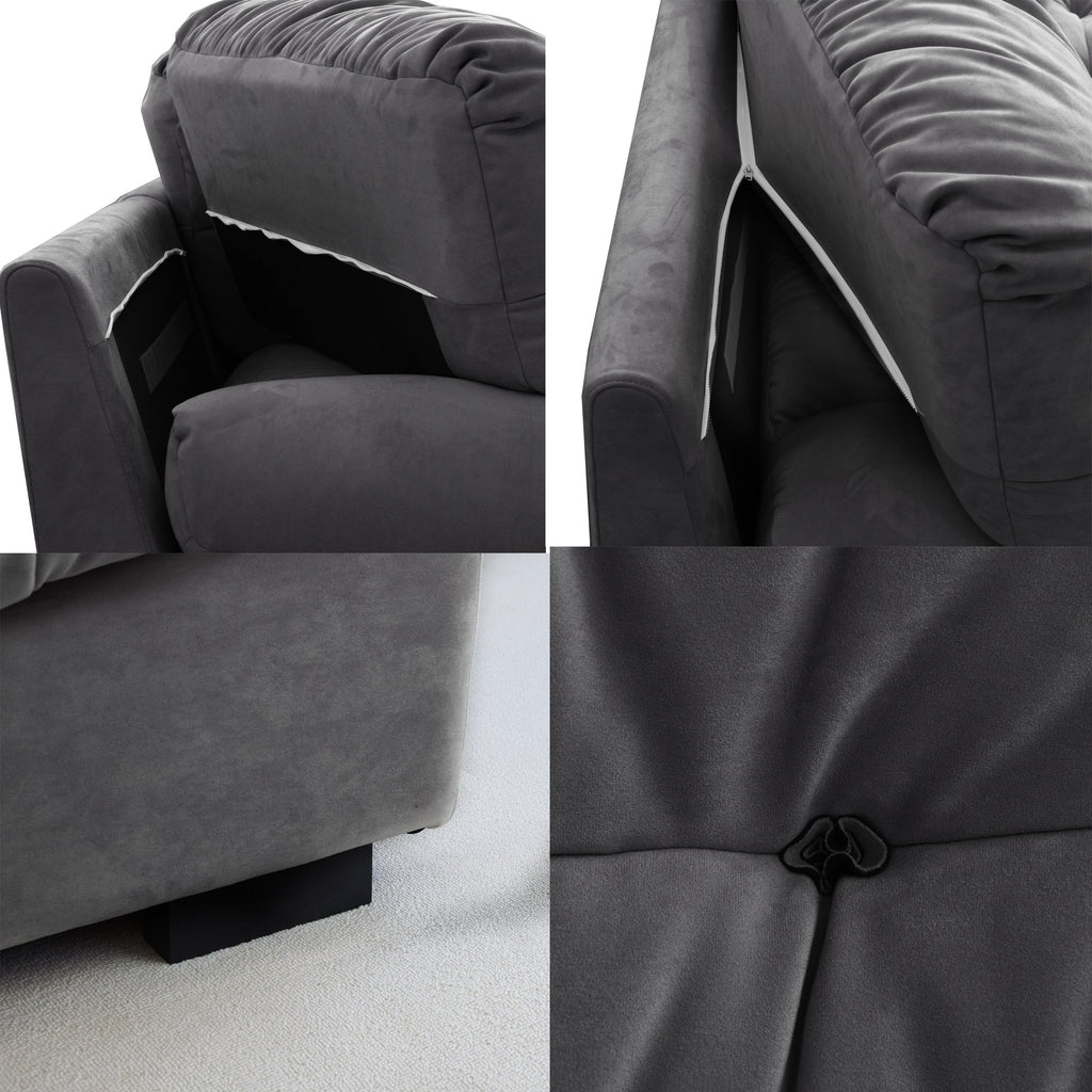 89 Canapé capitonné en forme de nuage