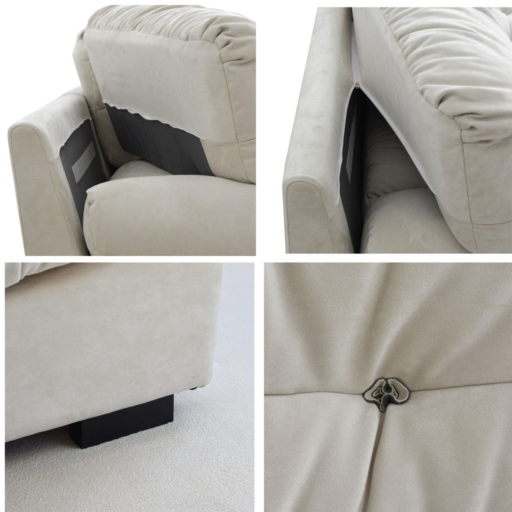 89 Canapé capitonné en forme de nuage