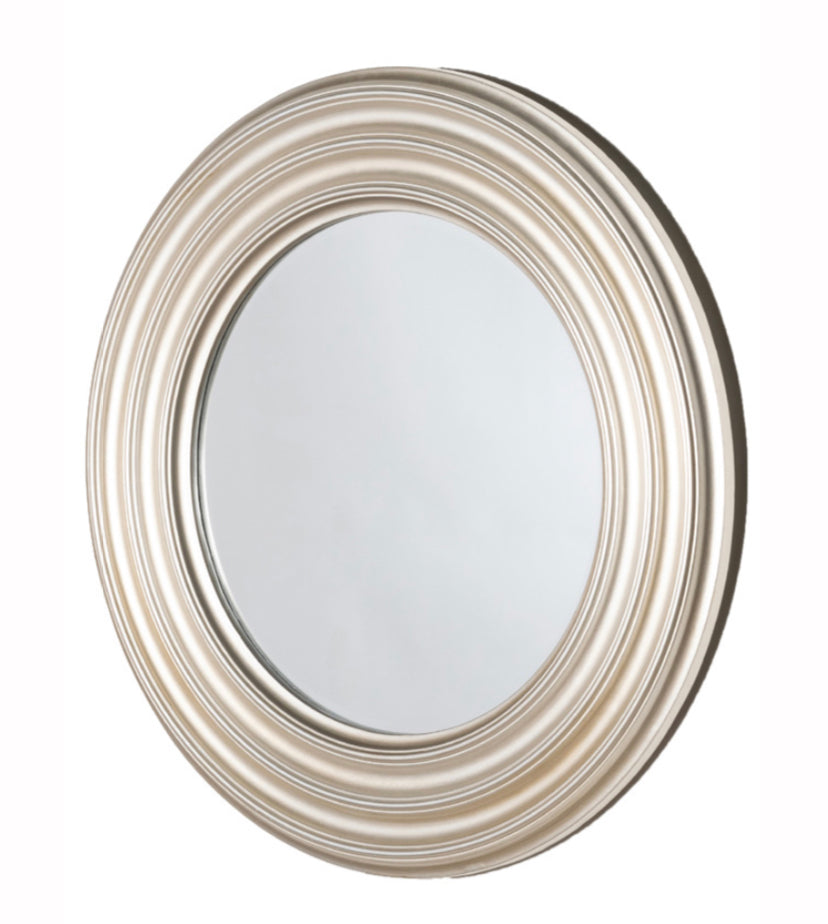 Miroir rond à crête Reflections