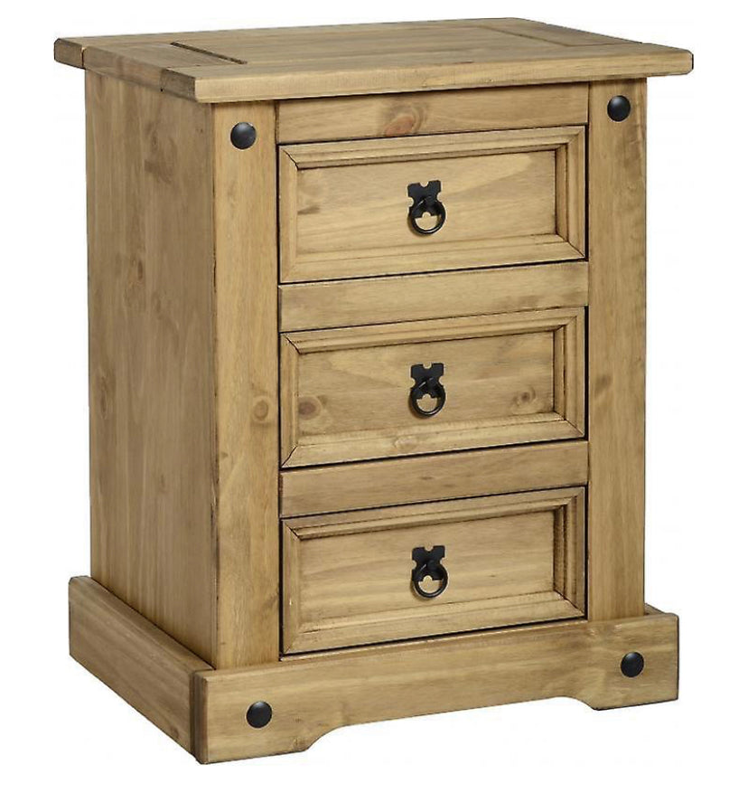 Casier Corona en pin mexicain à 3 portes