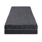 Matelas hybride en mousse à mémoire de forme infusée de gel pour 8 lits, livré dans une boîte