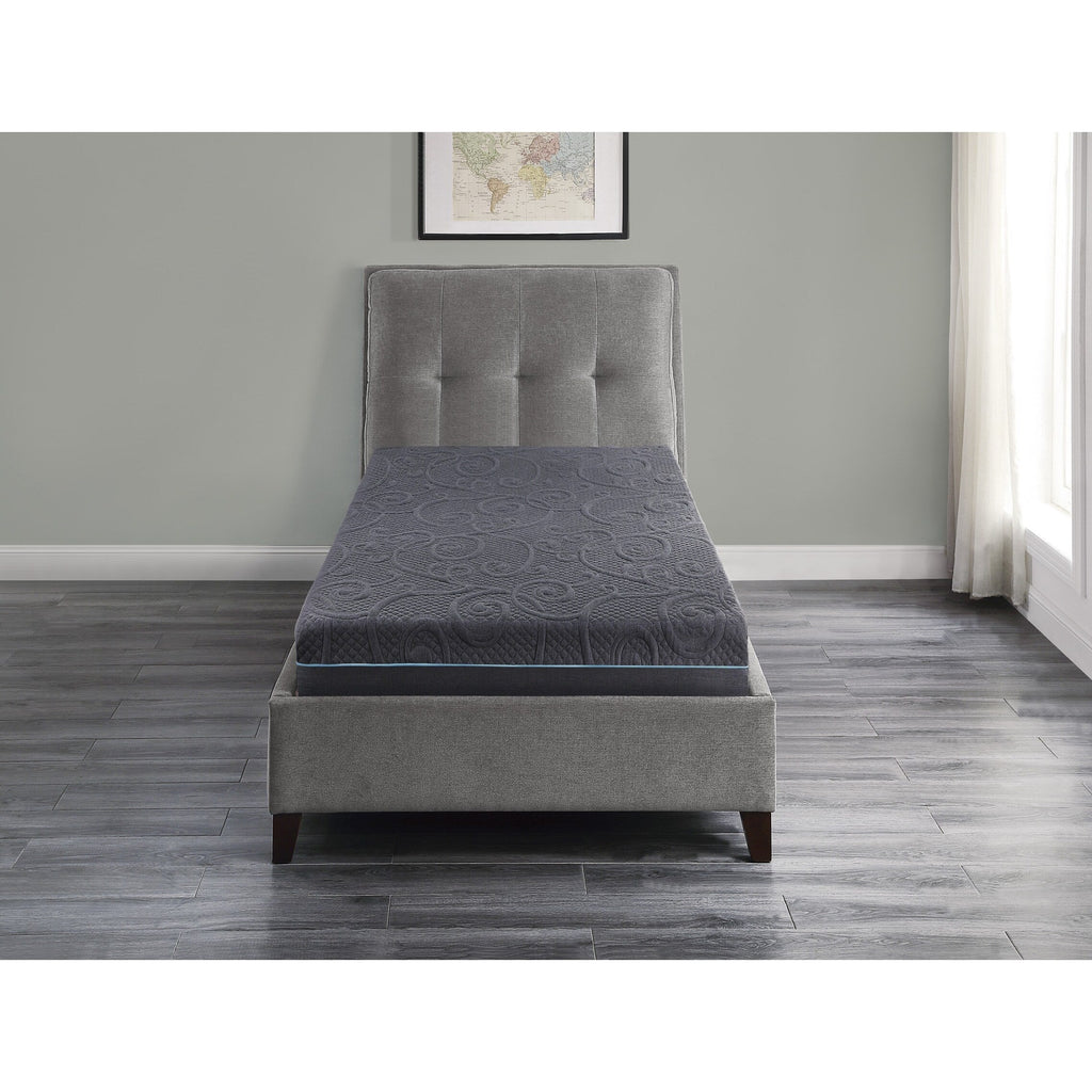 Matelas hybride en mousse à mémoire de forme infusée de gel pour 8 lits, livré dans une boîte