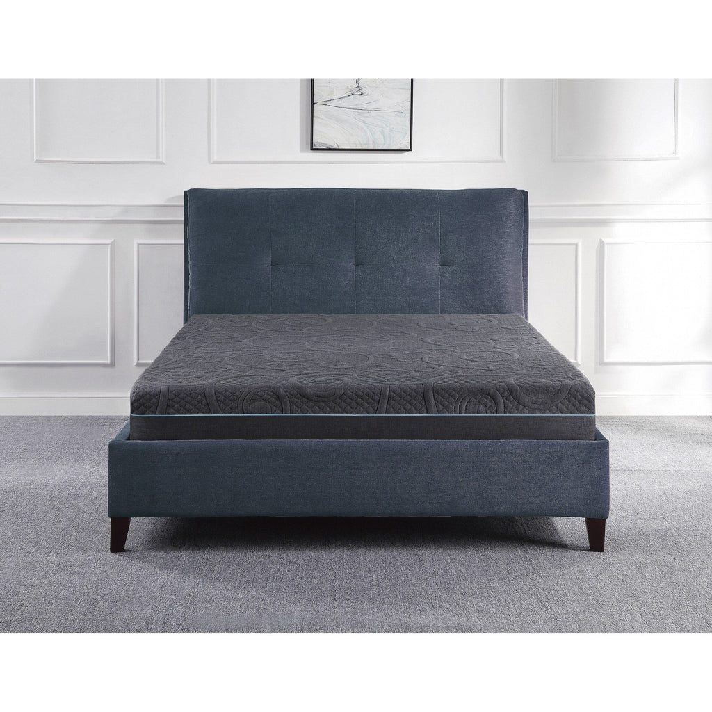 Matelas hybride en mousse à mémoire de forme infusée de gel pour 8 lits, livré dans une boîte