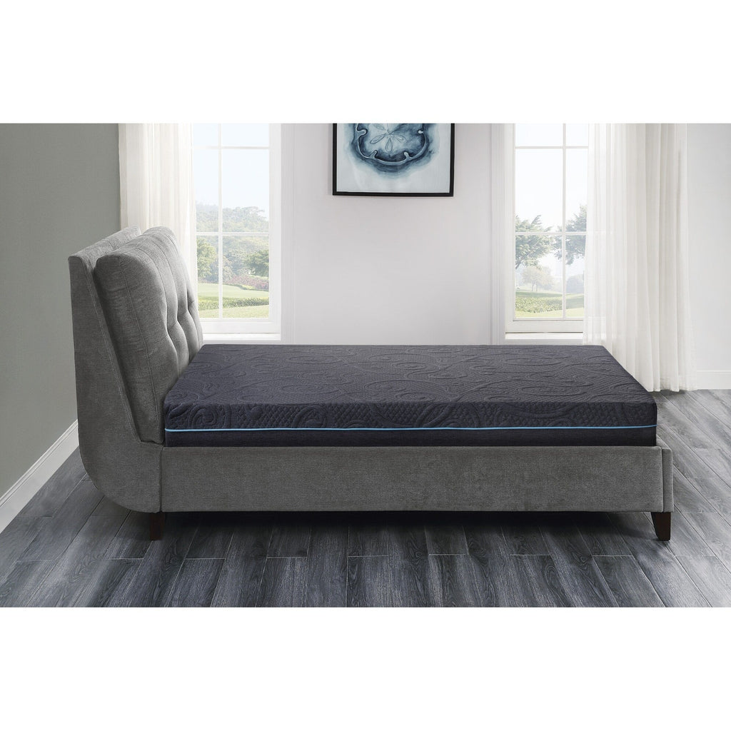 Matelas hybride en mousse à mémoire de forme infusée de gel pour 8 lits, livré dans une boîte
