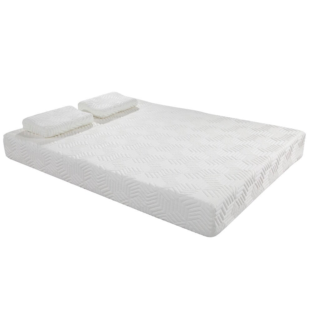 Matelas en mousse à mémoire de forme Cool Firm de 8 pouces avec 2 oreillers
