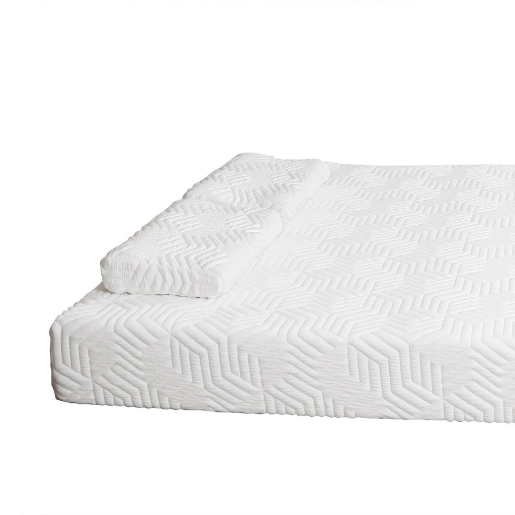 Matelas en mousse à mémoire de forme Cool Firm de 8 pouces avec 2 oreillers