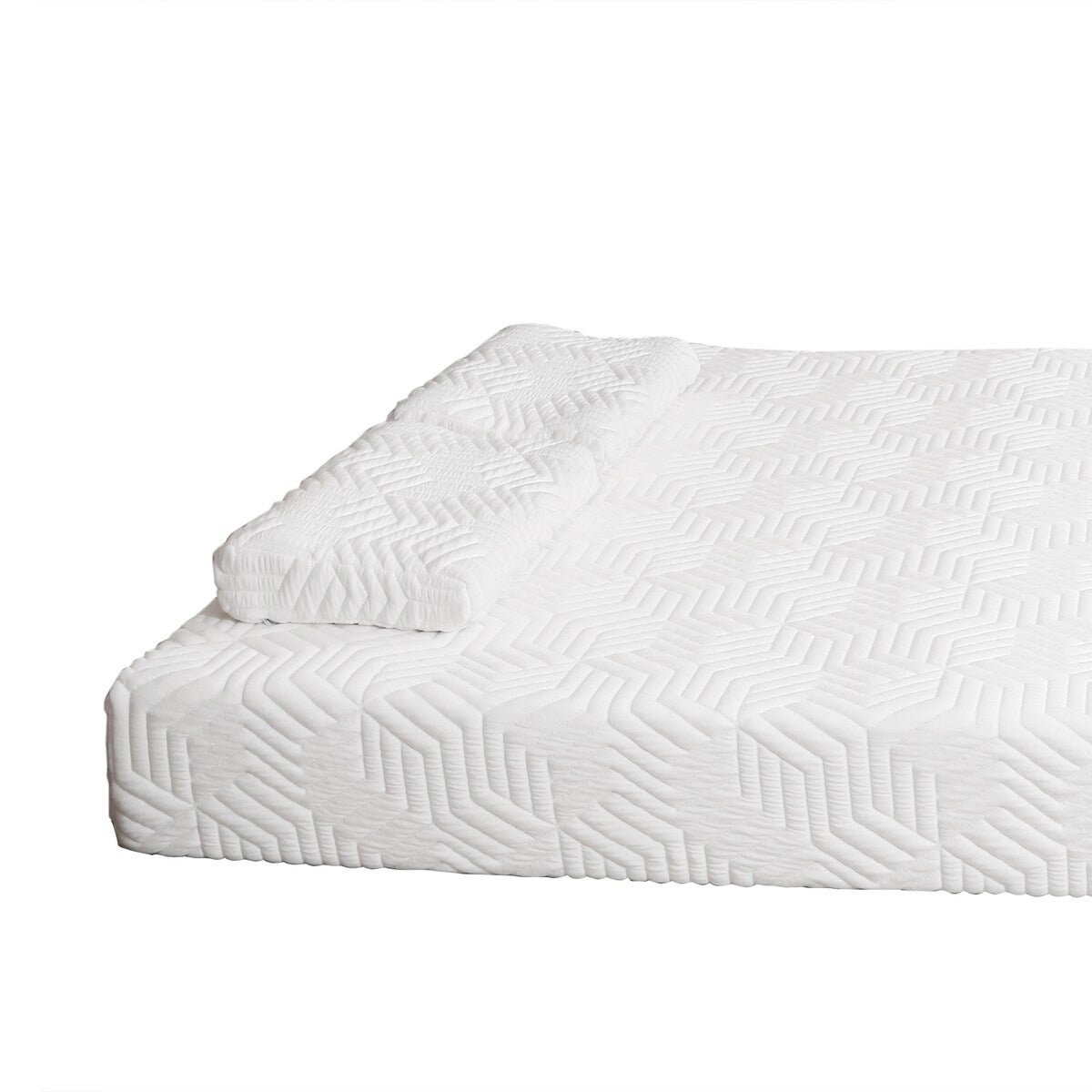Matelas en mousse à mémoire de forme Cool Firm de 8 pouces avec 2 oreillers