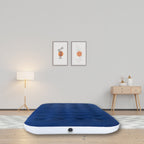 Matelas pneumatique durable de 9 pouces avec technologie Comfort Coil et pompe haute capacité, idéal pour le camping, la maison et les voyages portables.