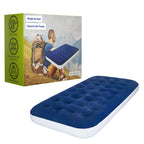 Matelas pneumatique durable de 9 pouces avec technologie Comfort Coil et pompe haute capacité, idéal pour le camping, la maison et les voyages portables.