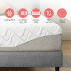 Matelas en mousse à mémoire de forme gel de 9 pouces par Crown Comfort
