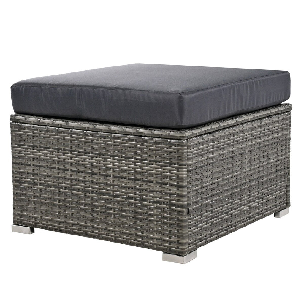 Ensemble de conversation d'extérieur 9 pièces