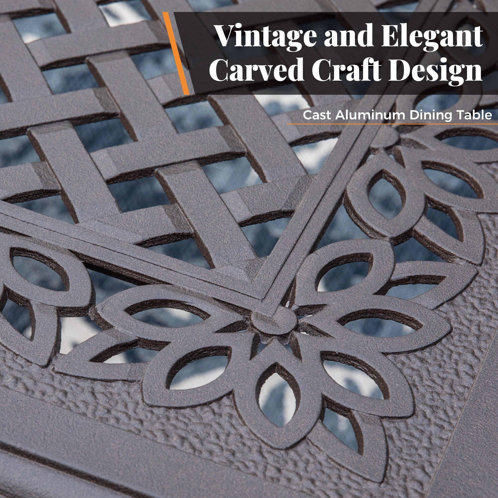 Ensemble de salle à manger de patio 9 pièces en rotin et osier avec trou pour parasol