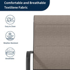 Ensemble de salle à manger de patio 9 pièces avec table à manger extensible